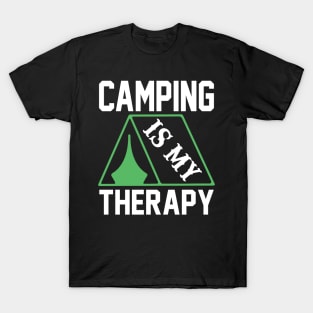 Camping Is My Therapy T Shirt For Women Men T-Shirt